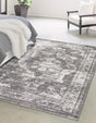 Gray 2' x 3' 1 Sofia Rectangle Area Rug Durable Easy Clean Stain Resistant Unique Carpet for Affordable Interior Home Design for Sale at Rug Engine