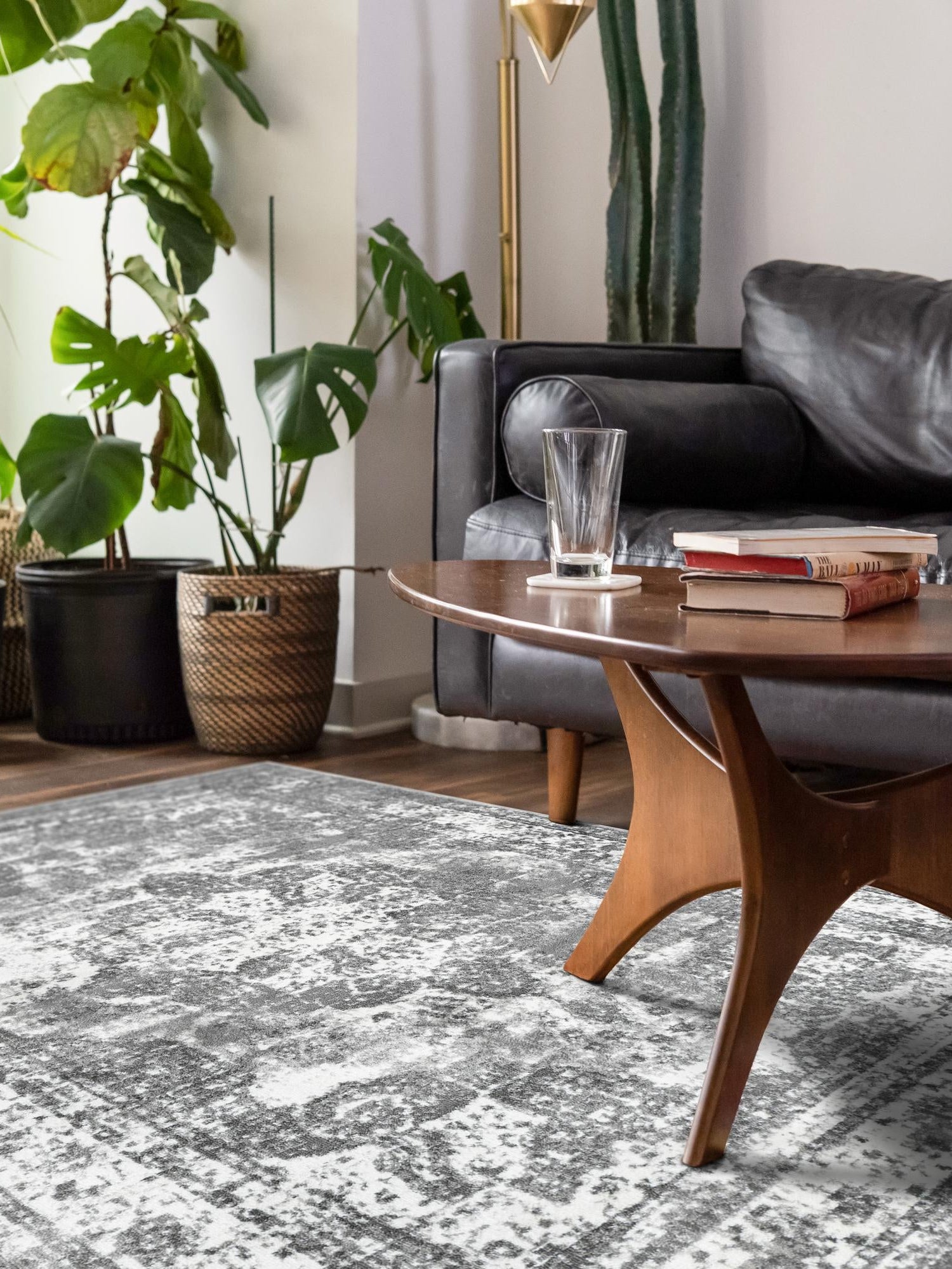 Gray 7' 1 x 10' Sofia Rectangle Area Rug Discounted Clearance Final Sale