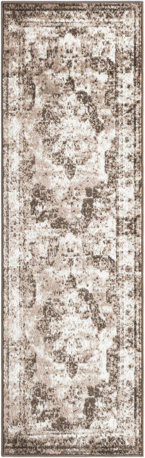 Light Brown 2' x 6' 7 Sofia Runner Area Rug Durable Easy Clean Stain Resistant Unique Carpet for Affordable Interior Home Design for Sale at Rug Engine