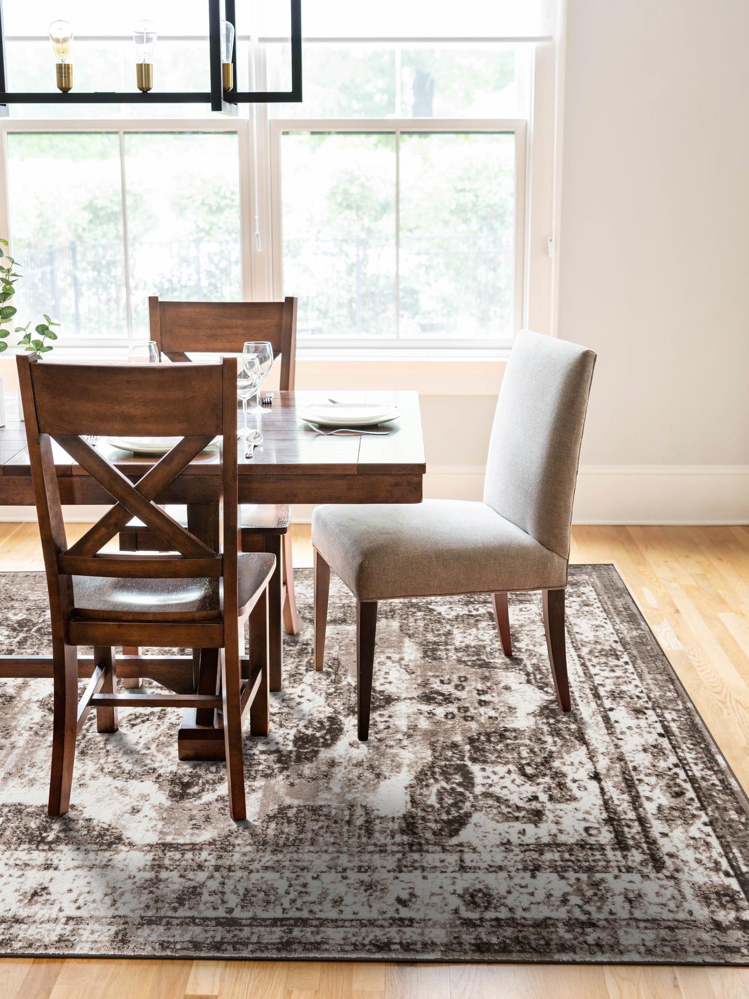 Light Brown 7' 10 x 10' Sofia Rectangle Area Rug Durable Easy Clean Stain Resistant Unique Carpet for Affordable Interior Home Design for Sale at Rug Engine