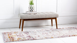 Gray 2' 7 x 9' 10 Austin Runner Area Rug 100% Polyester Durable Cotton Backing Living Dining Room Bedroom Office Vintage Decor Carpet for Sale at Rug Engine