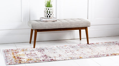 Gray 2' 7 x 9' 10 Austin Runner Area Rug 100% Polyester Durable Cotton Backing Living Dining Room Bedroom Office Vintage Decor Carpet for Sale at Rug Engine
