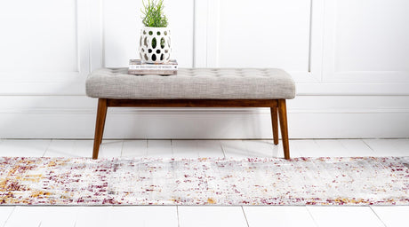 Gray 2' 7 x 9' 10 Austin Runner Area Rug 100% Polyester Durable Cotton Backing Living Dining Room Bedroom Office Vintage Decor Carpet for Sale at Rug Engine