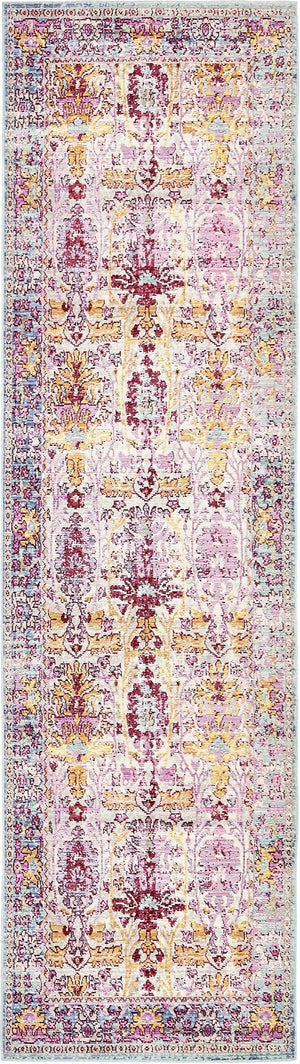 Beige 2' 7 x 9' 10 Austin Runner Area Rug 100% Polyester Durable Cotton Backing Living Dining Room Bedroom Office Vintage Decor Carpet for Sale at Rug Engine