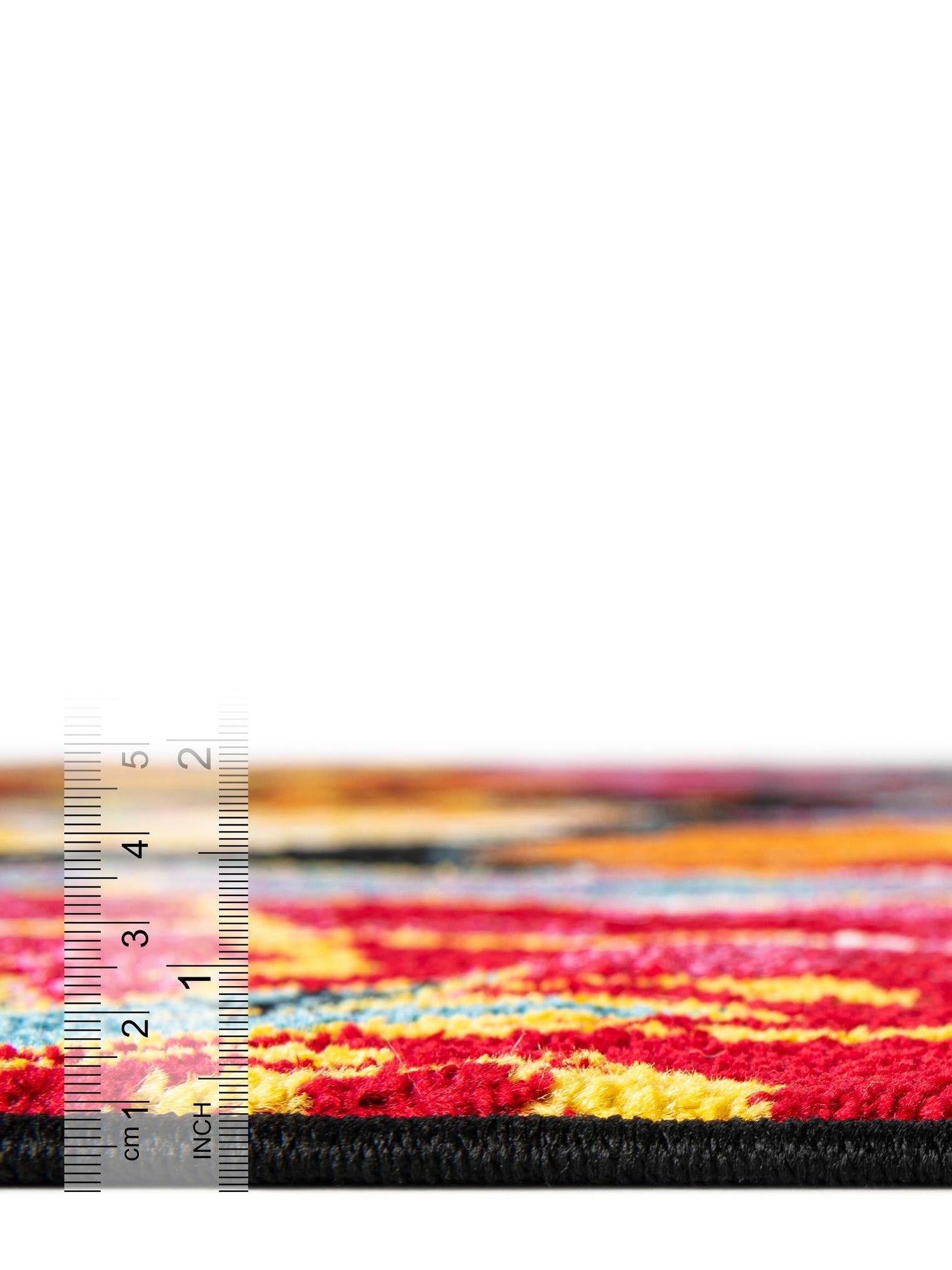 Black 2' x 6' 1 Lyon Runner Area Rug Discounted Clearance Final Sale Vivid Colorful Abstract Modern 100% Polypropylene Carpet for Living Room, Dining, Office for Sale at Rug Engine