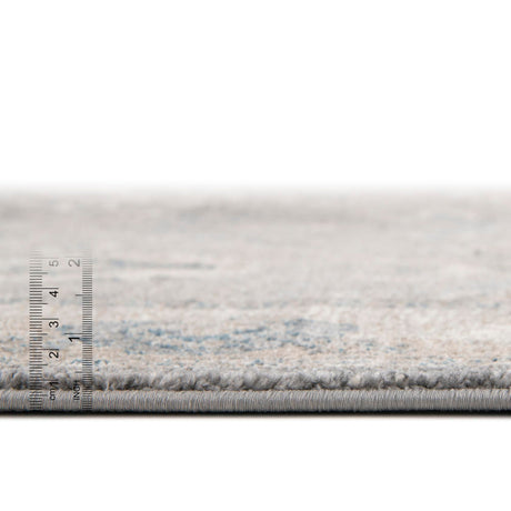 Gray 5' x 5' Salzburg Round Area Rug