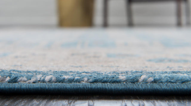 Light Blue 2' 7 x 10' Salzburg Runner Area Rug