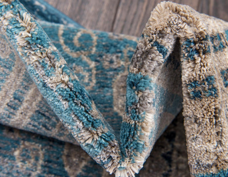 Light Blue 2' 7 x 10' Salzburg Runner Area Rug