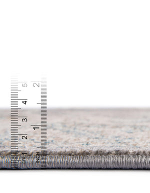 Gray 3' x 10' Salzburg Runner Rug