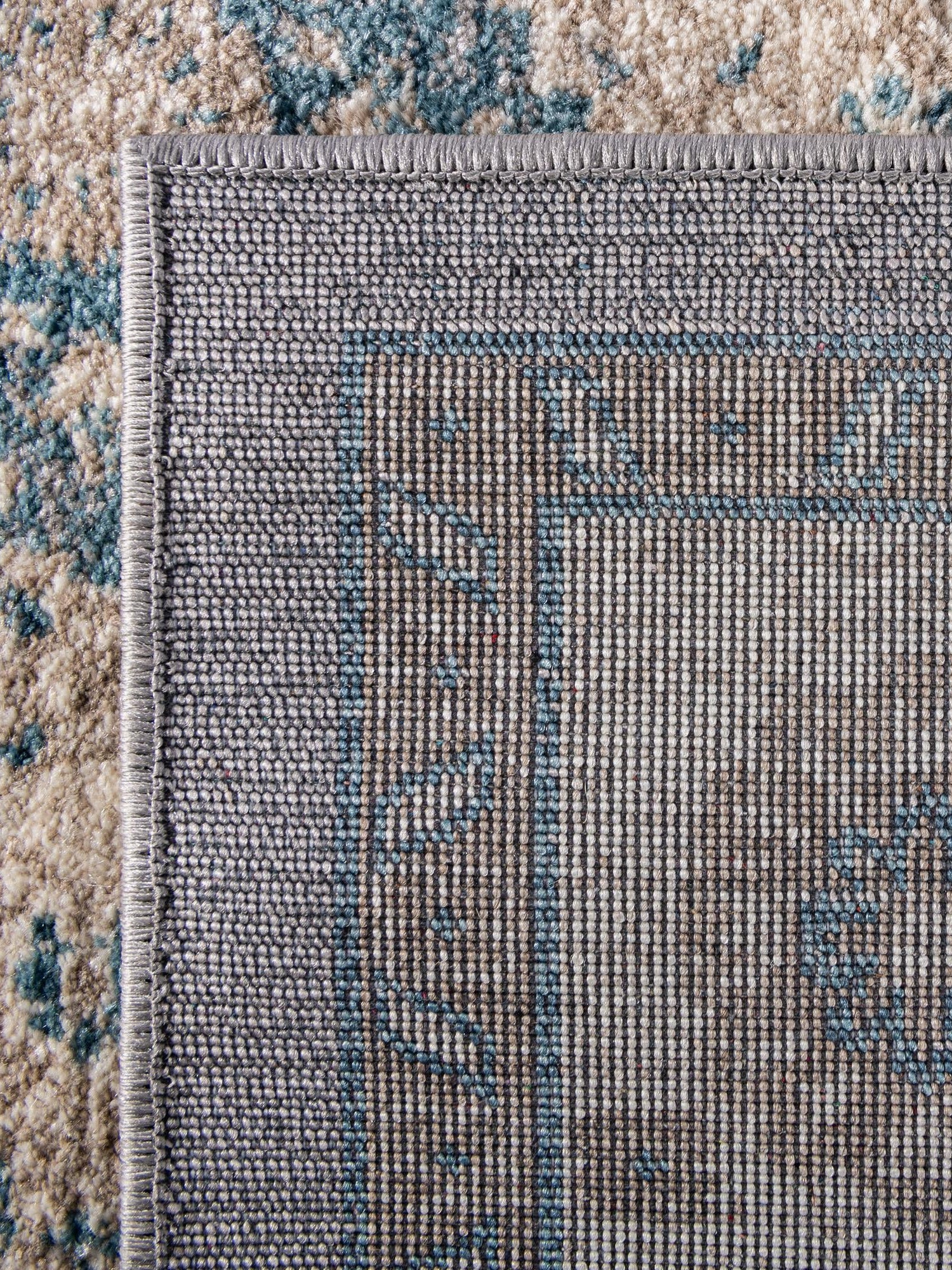 Gray 2' 7 x 10' Salzburg Runner Area Rug Stain Resistant Easy Clean Traditional Classic Design Durable Carpet for Affordable Interior Home Decorating for Sale at Rug Engine