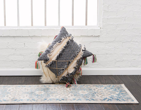 Cream 2' x 6' 1 Salzburg Runner Area Rug