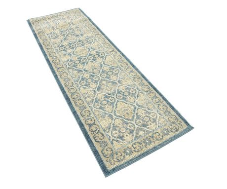 Light Blue 2' x 6' 1 Salzburg Runner Area Rug