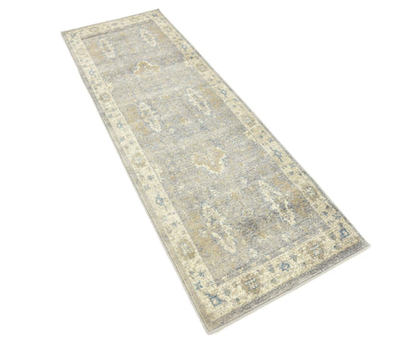 Gray 2' x 6' 1 Salzburg Runner Area Rug