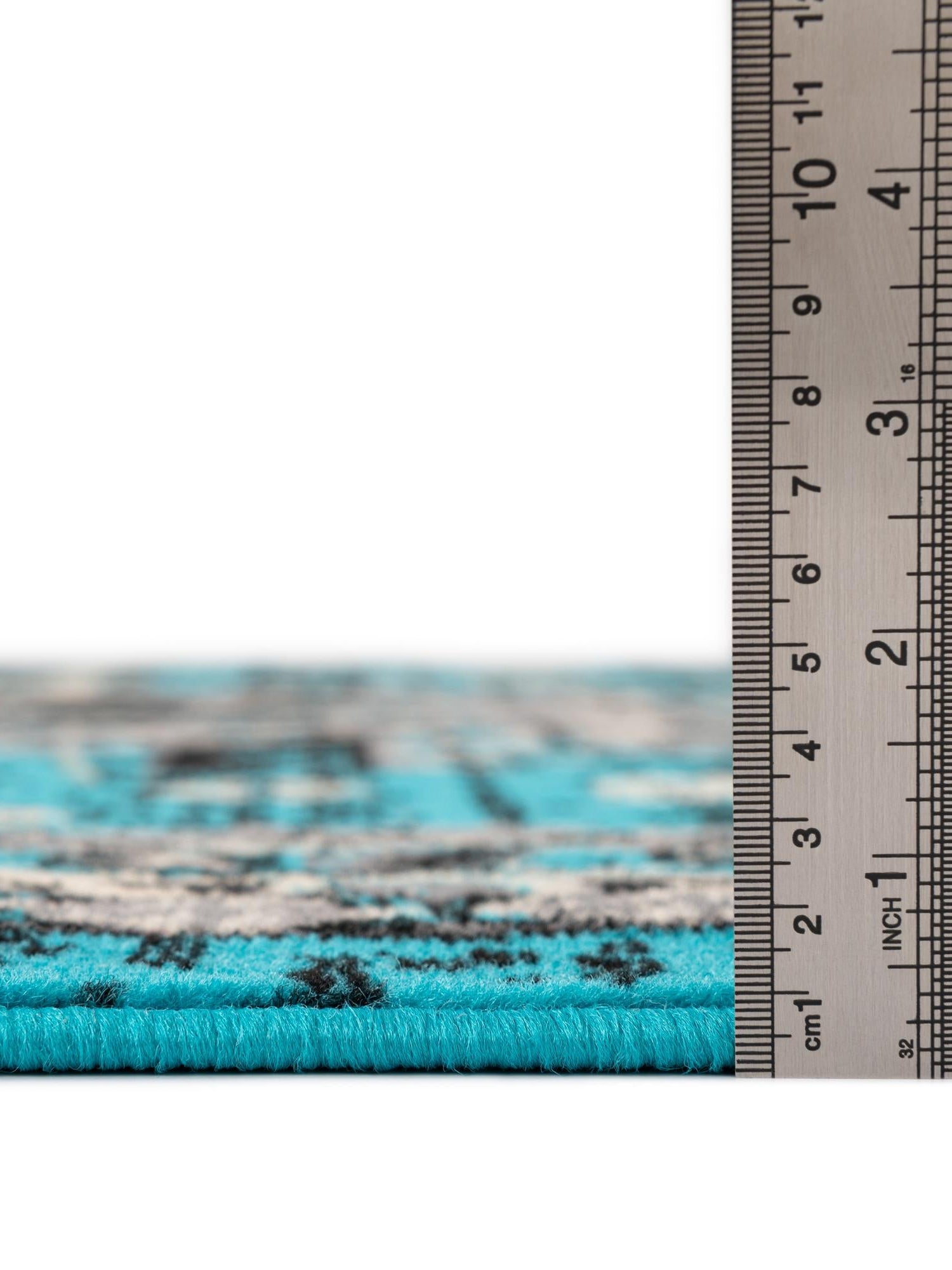 Turquoise 9' x 12' Taftan Rectangle Area Rug
