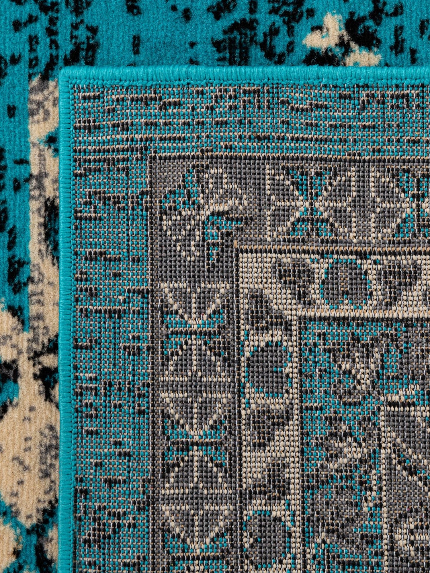 Turquoise 2' x 8' 2 Taftan Runner Area Rug