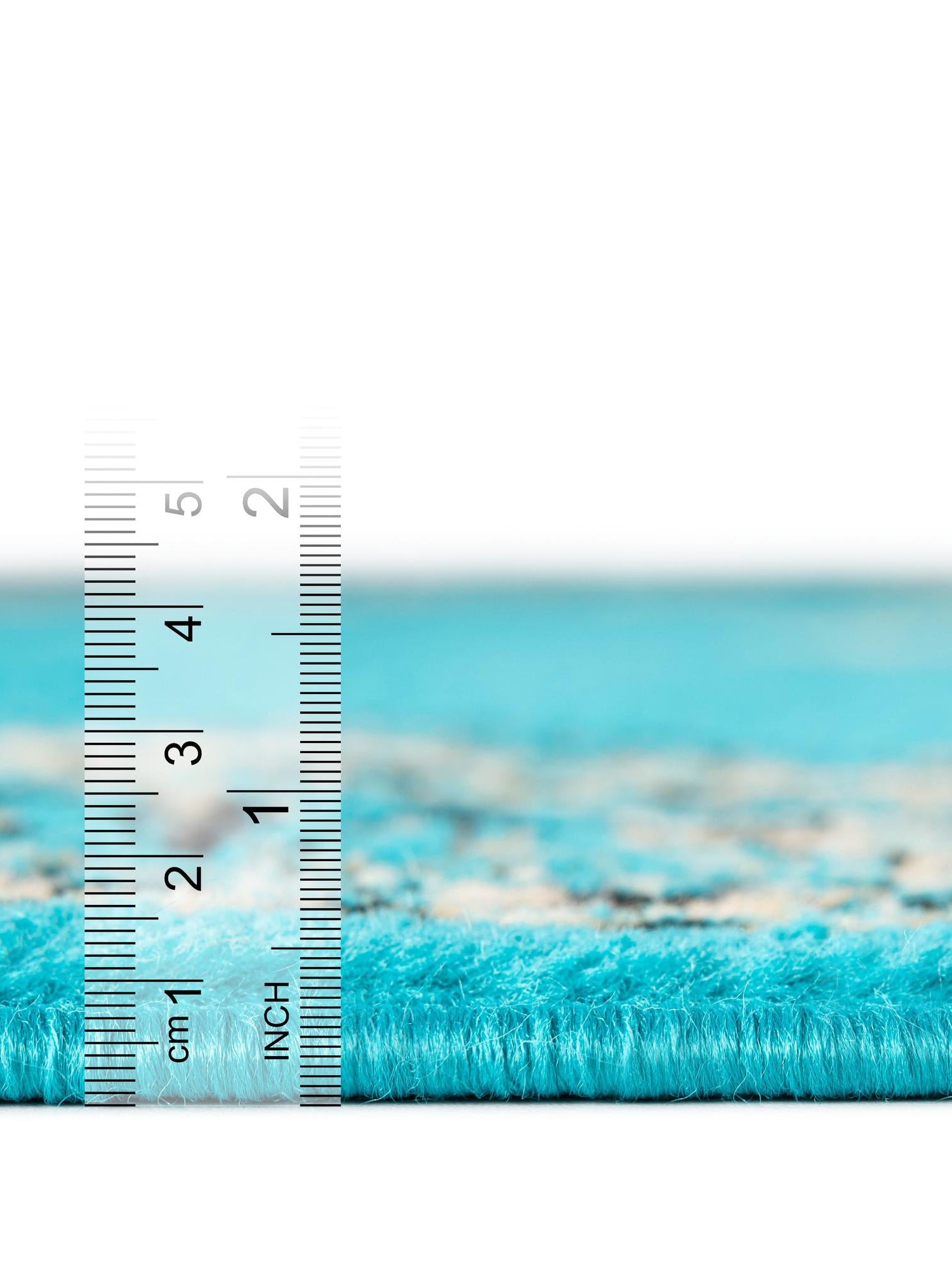 Turquoise 7' 10 x 10' Reza Rectangle Area Rug 100% Polypropylene Easy Clean Traditional Motif Classic Carpet for Home Interiors for Sale at Rug Engine