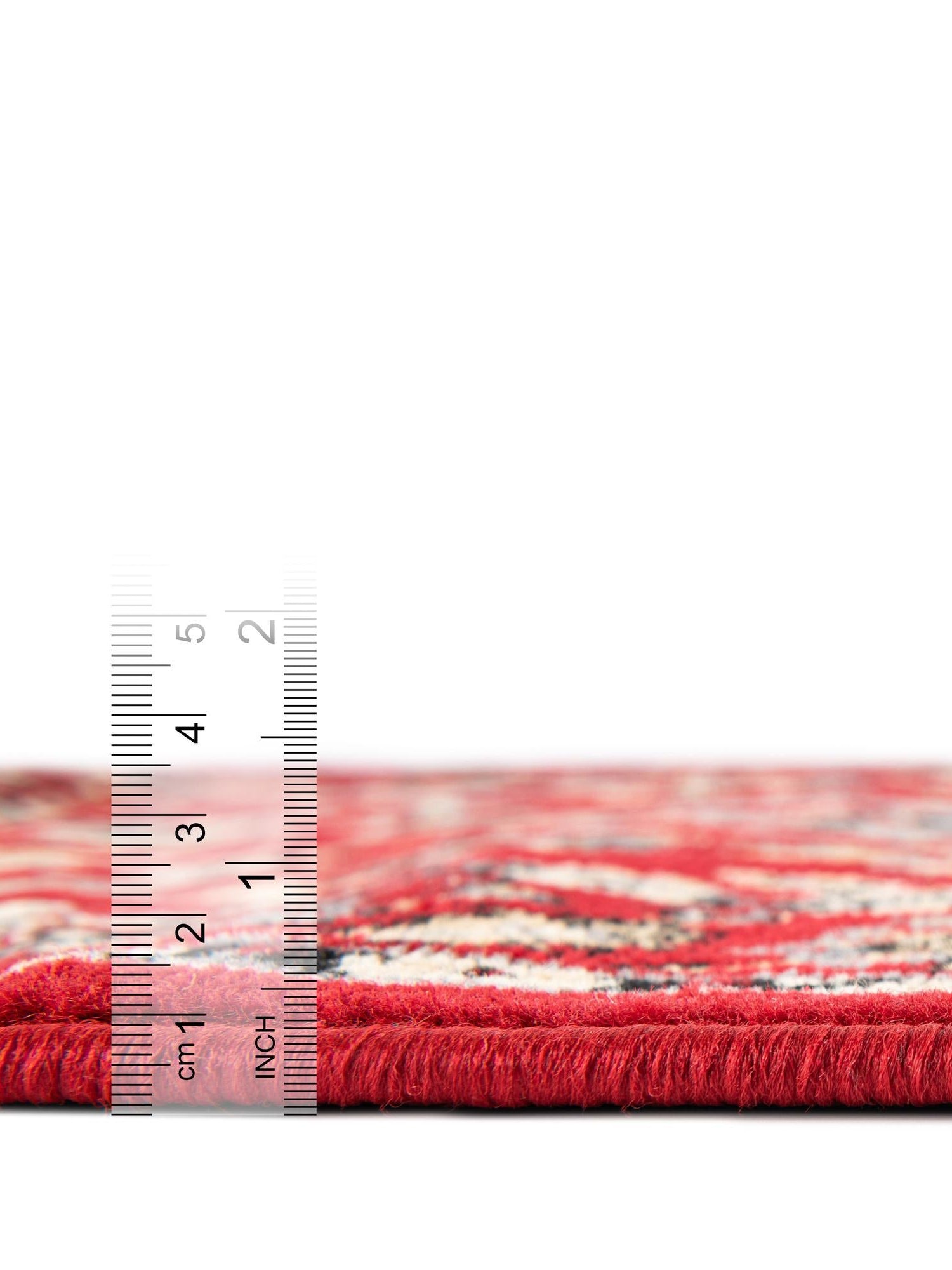 Red 2' x 8' 2 Sialk Hill Runner Area Rug 100% Polypropylene Durable Easy Clean Classic Traditional Design Carpet for Interior Design for Sale at Rug Engine