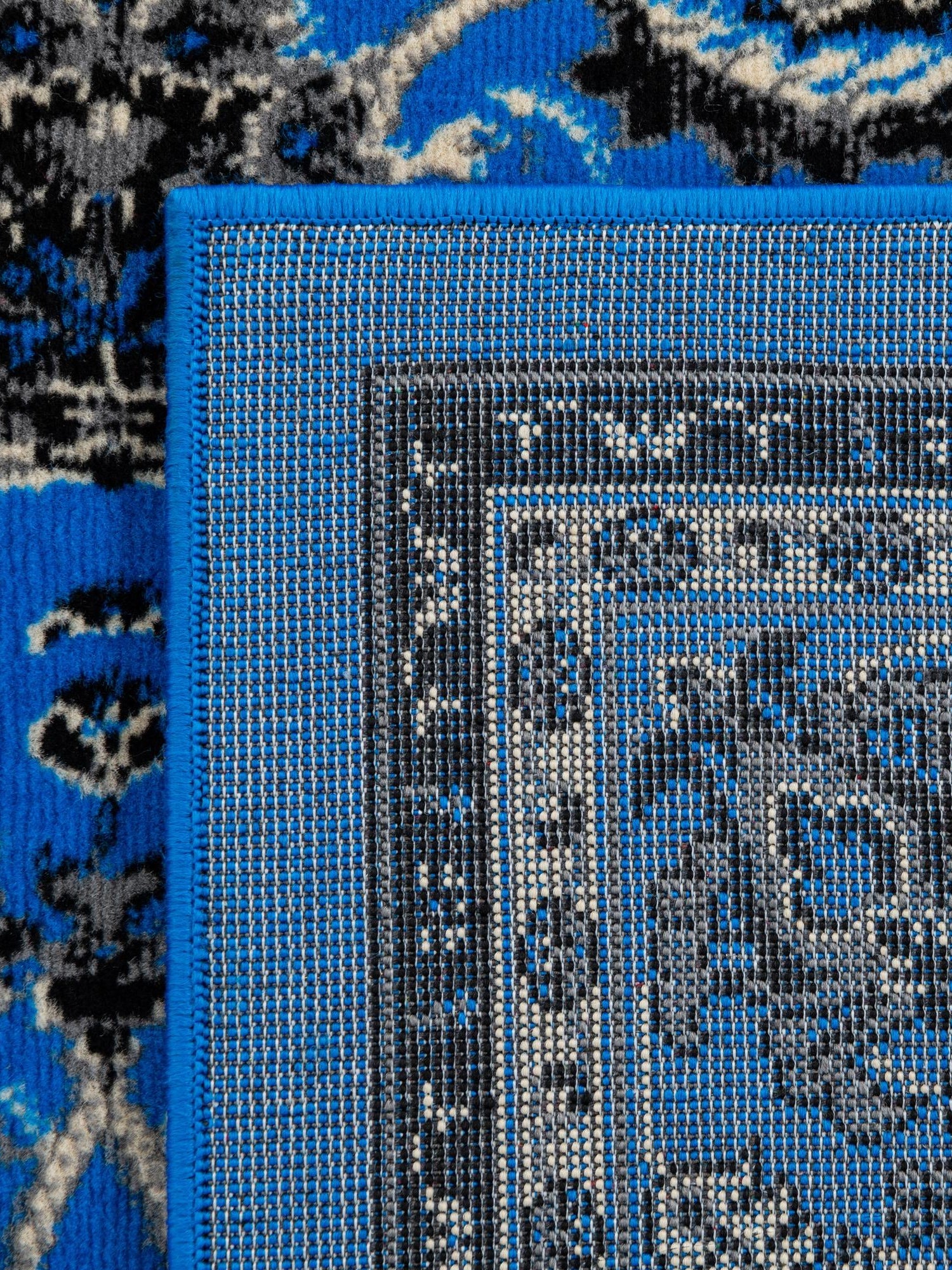 Dark Blue 10' x 13' 1 Sialk Hill Rectangle Area Rug 100% Polypropylene Durable Easy Clean Classic Traditional Design Carpet for Interior Design for Sale at Rug Engine