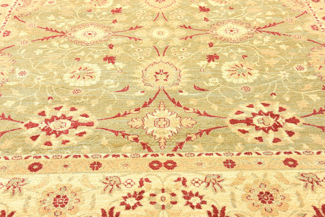 Light Green 8' x 8' Edinburgh Square Area Rug 100% Polypropylene Easy Clean With Cotton Backing Traditional Classic Design Carpet for Living, Dining Room, Office for Sale at Rug Engine