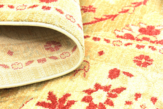 Light Green 8' x 8' Edinburgh Square Area Rug 100% Polypropylene Easy Clean With Cotton Backing Traditional Classic Design Carpet for Living, Dining Room, Office for Sale at Rug Engine