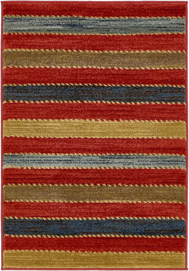 Multicolor 2' x 3' 1 Fars Rectangle Area Rug 100% Polypropylene Unique Traditional Carpet for Classical Living, Dining Room & Office Spaces for Sale at Rug Engine