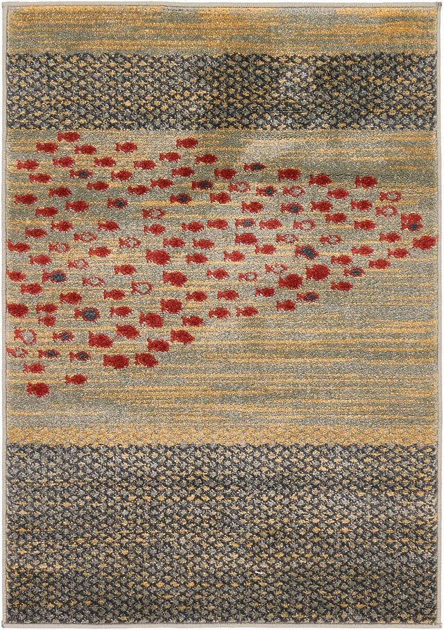 Blue 2' x 3' 1 Fars Rectangle Area Rug 100% Polypropylene Unique Traditional Carpet for Classical Living, Dining Room & Office Spaces for Sale at Rug Engine