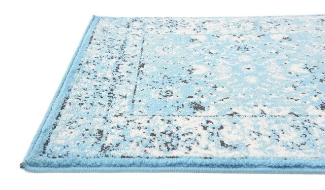Blue 2' x 6' 1 Imperial Runner Area Rug 100% Polypropylene With Cotton Backing Traditional Vintage Distressed Design Carpet for Sale at Rug Engine