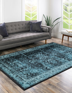 Black and Blue 2' x 3' 1 Imperial Rectangle Rug