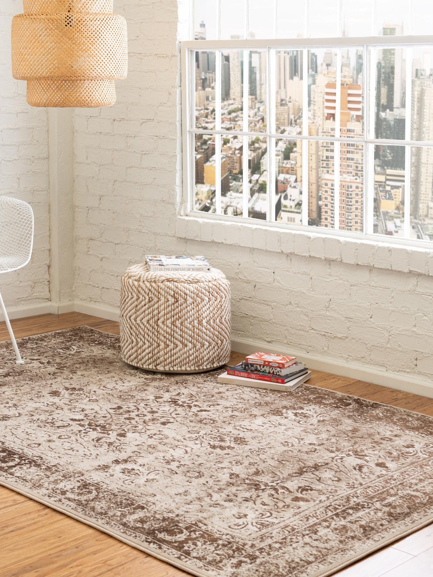 Cream 8' x 11' 6 Imperial Rectangle Area Rug 100% Polypropylene With Cotton Backing Traditional Vintage Distressed Design Carpet for Sale at Rug Engine