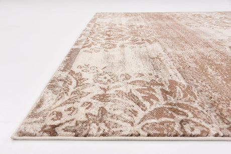 Dark Beige 8' x 8' Rushmore Square Area Rug 55% Polypropylene & 45% Polyester Durable Quality Carpet for Indoor Home Decorating for Sale at Rug Engine