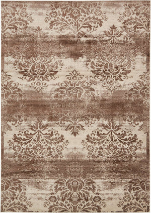 Dark Beige 7' 1 x 10' Rushmore Rectangle Area Rug 55% Polypropylene & 45% Polyester Durable Quality Carpet for Indoor Home Decorating for Sale at Rug Engine