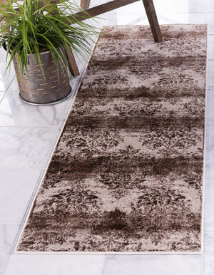 Dark Beige 3' x 10' Rushmore Runner Rug