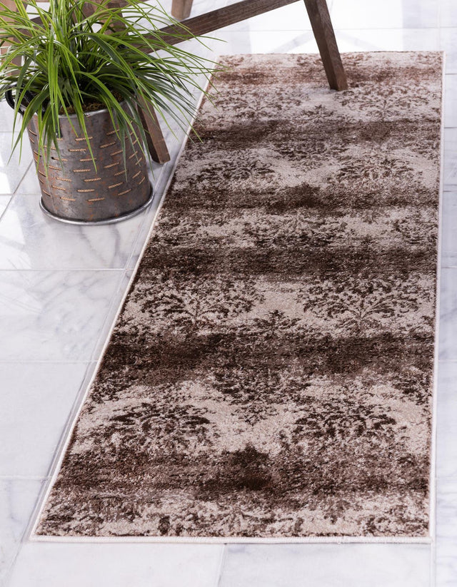 Dark Beige 3' x 10' Rushmore Runner Rug