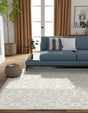Snow White 10' 8 x 10' 8 Rushmore Square Area Rug 55% Polypropylene & 45% Polyester Durable Quality Carpet for Indoor Home Decorating for Sale at Rug Engine