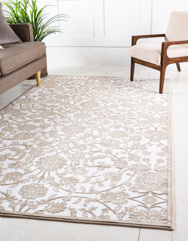 Snow White 5' 1 x 8' Rushmore Rectangle Rug