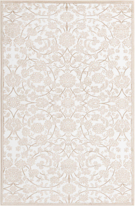 Snow White 5' 1 x 8' Rushmore Rectangle Area Rug 55% Polypropylene & 45% Polyester Durable Quality Carpet for Indoor Home Decorating for Sale at Rug Engine