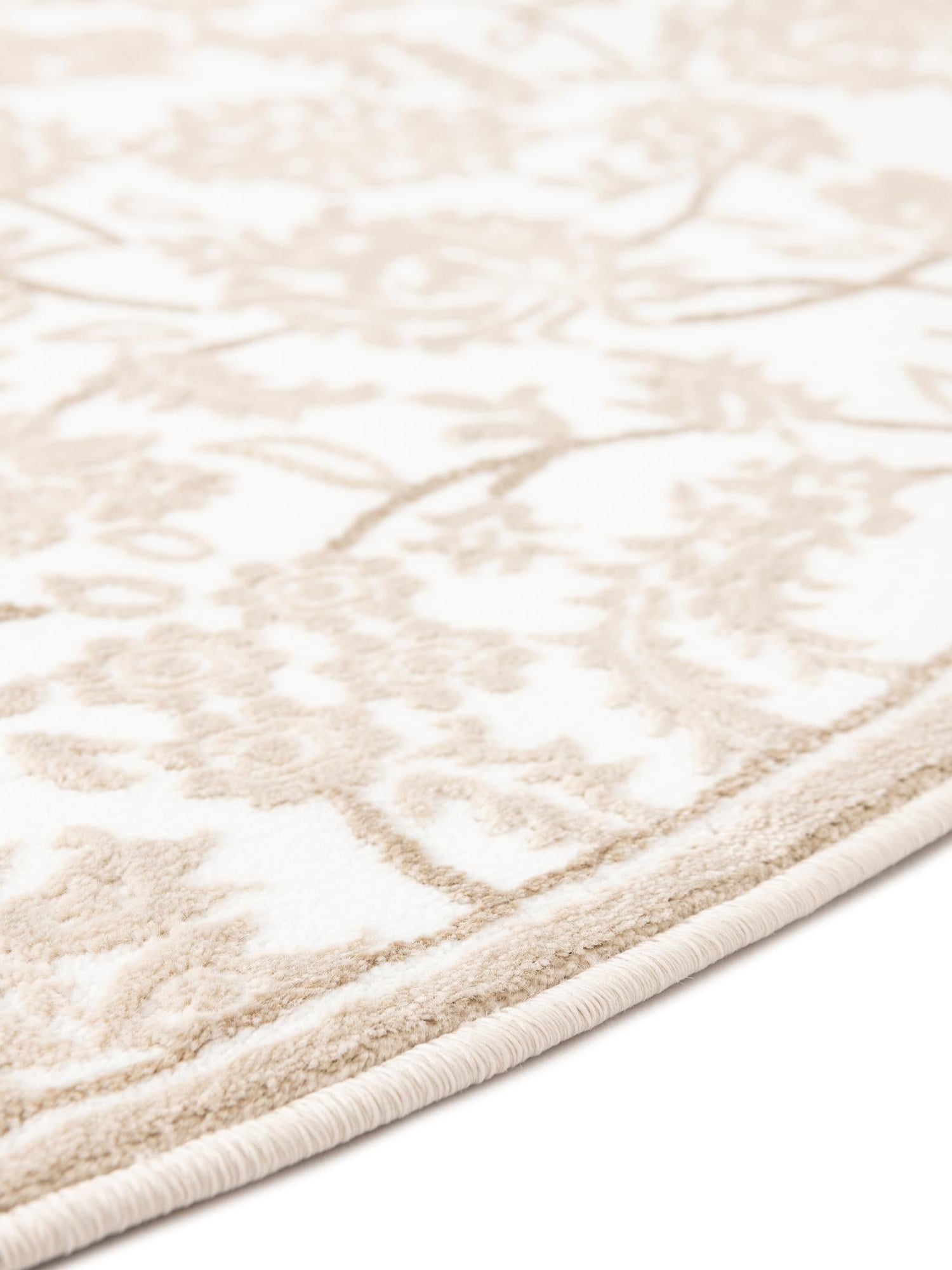 Snow White 3' 3 x 3' 3 Rushmore Round Area Rug 55% Polypropylene & 45% Polyester Durable Quality Carpet for Indoor Home Decorating for Sale at Rug Engine