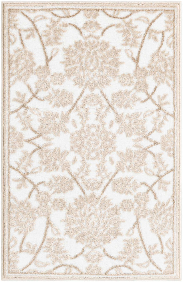 Snow White 2' x 3' 1 Rushmore Rectangle Area Rug 55% Polypropylene & 45% Polyester Durable Quality Carpet for Indoor Home Decorating for Sale at Rug Engine