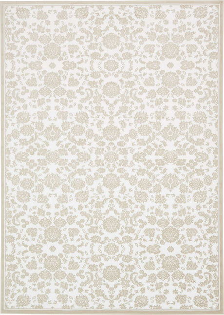 White Brown 8' x 11' 6 Rushmore Rectangle Area Rug 55% Polypropylene & 45% Polyester Durable Quality Carpet for Indoor Home Decorating for Sale at Rug Engine