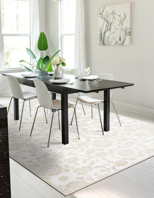 White Brown 2' x 3' 1 Rushmore Rectangle Area Rug 55% Polypropylene & 45% Polyester Durable Quality Carpet for Indoor Home Decorating for Sale at Rug Engine