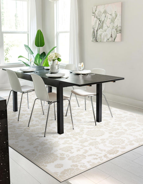 White Brown 2' x 3' 1 Rushmore Rectangle Area Rug 55% Polypropylene & 45% Polyester Durable Quality Carpet for Indoor Home Decorating for Sale at Rug Engine