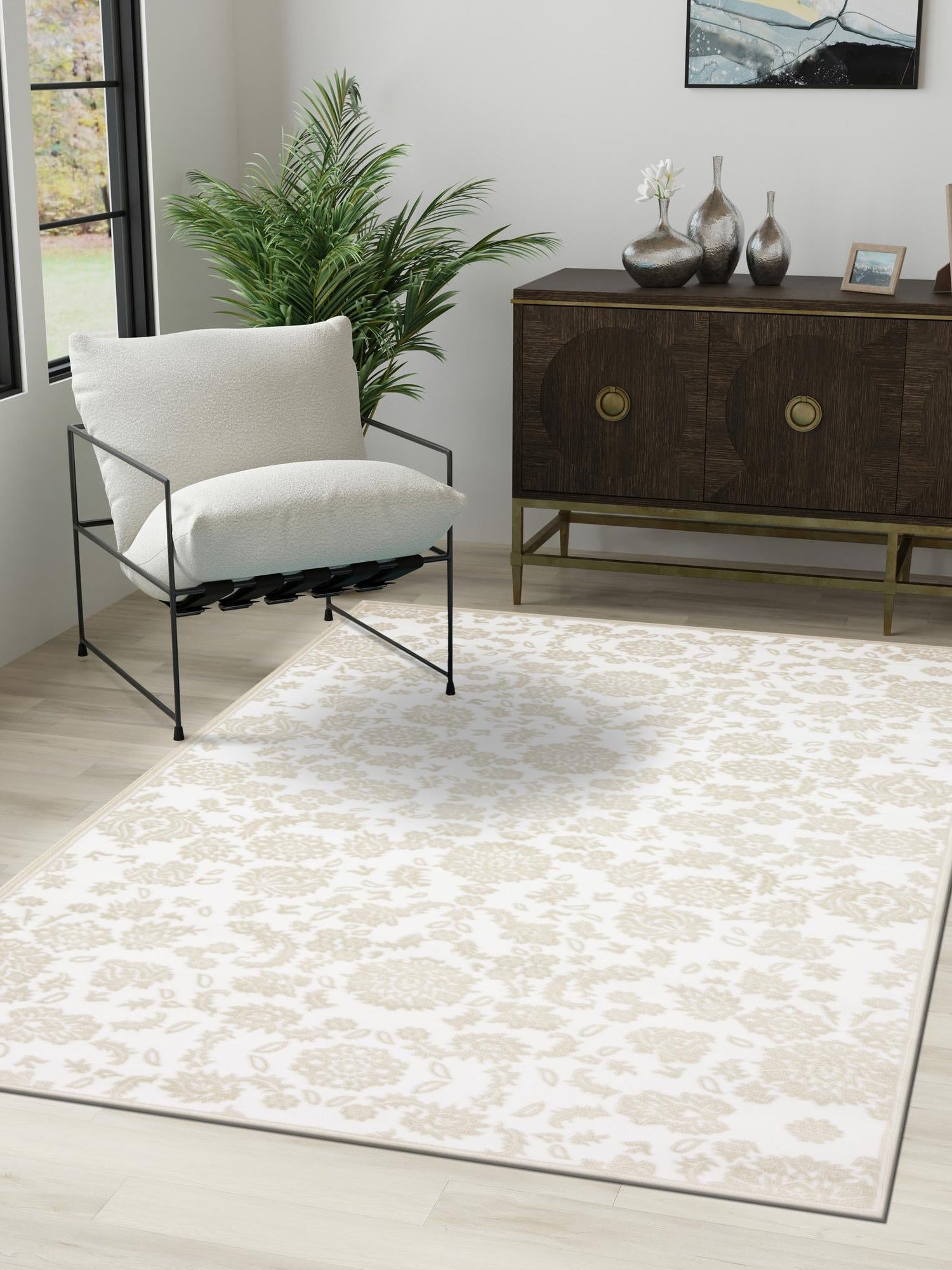 White Brown 10' x 13' Rushmore Rectangle Area Rug 55% Polypropylene & 45% Polyester Durable Quality Carpet for Indoor Home Decorating for Sale at Rug Engine