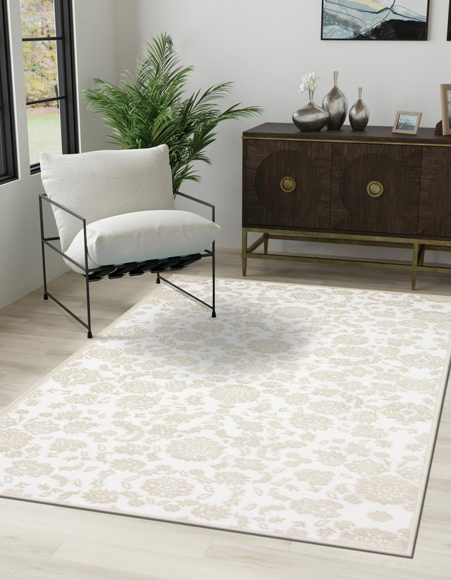 White Brown 10' x 13' Rushmore Rectangle Area Rug 55% Polypropylene & 45% Polyester Durable Quality Carpet for Indoor Home Decorating for Sale at Rug Engine