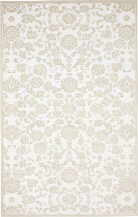 White Brown 5' x 8' Rushmore Rectangle Area Rug 55% Polypropylene & 45% Polyester Durable Quality Carpet for Indoor Home Decorating for Sale at Rug Engine