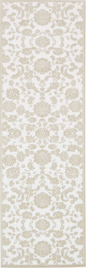 White Brown 3' x 9' 10 Rushmore Runner Area Rug 55% Polypropylene & 45% Polyester Durable Quality Carpet for Indoor Home Decorating for Sale at Rug Engine