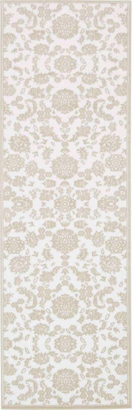 White Brown 3' x 9' 10 Rushmore Runner Area Rug 55% Polypropylene & 45% Polyester Durable Quality Carpet for Indoor Home Decorating for Sale at Rug Engine
