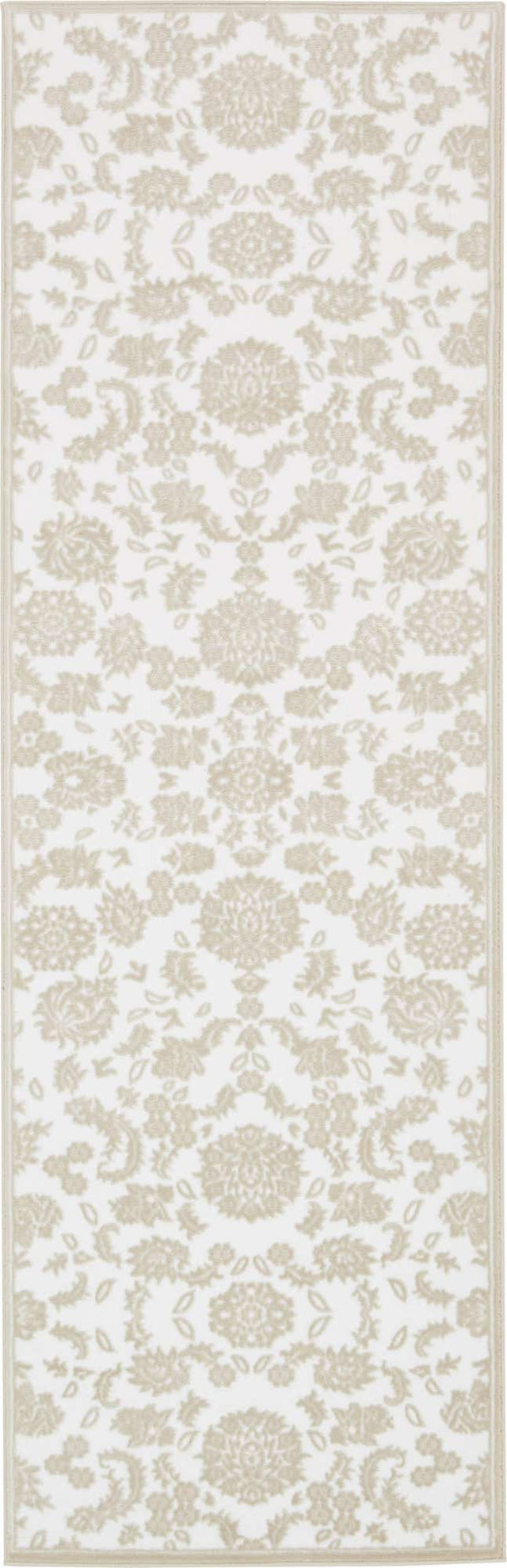 White Brown 3' x 9' 10 Rushmore Runner Area Rug 55% Polypropylene & 45% Polyester Durable Quality Carpet for Indoor Home Decorating for Sale at Rug Engine