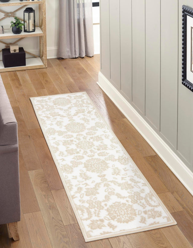 White Brown 3' x 9' 10 Rushmore Runner Area Rug 55% Polypropylene & 45% Polyester Durable Quality Carpet for Indoor Home Decorating for Sale at Rug Engine