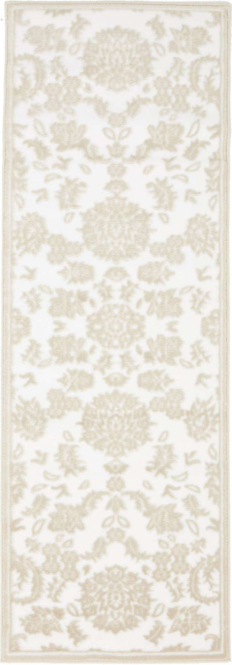 White Brown 2' x 6' 1 Rushmore Runner Area Rug 55% Polypropylene & 45% Polyester Durable Quality Carpet for Indoor Home Decorating for Sale at Rug Engine