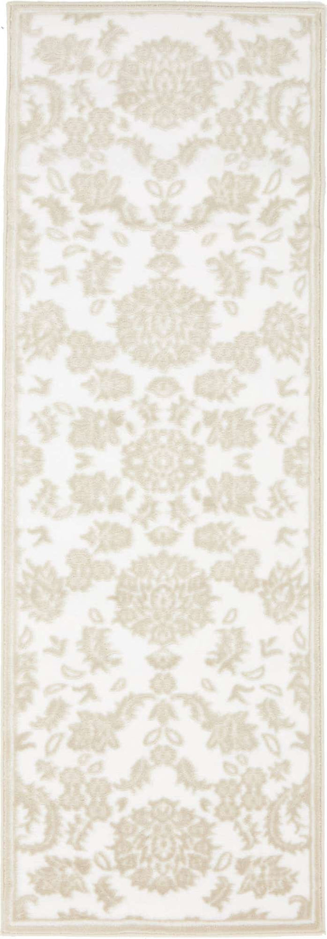 White Brown 2' x 6' 1 Rushmore Runner Area Rug 55% Polypropylene & 45% Polyester Durable Quality Carpet for Indoor Home Decorating for Sale at Rug Engine